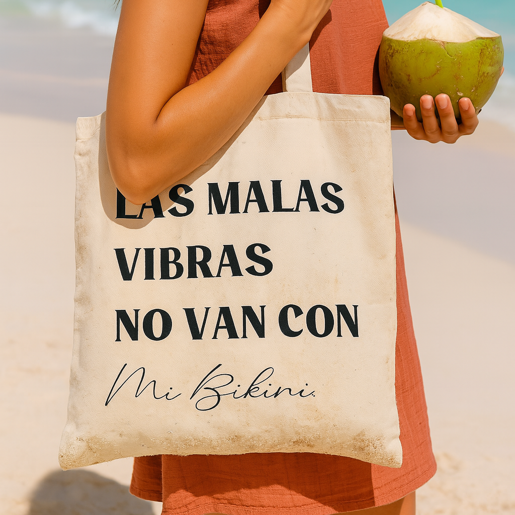 MALAS VIBRAS | CANVAS TOTE
