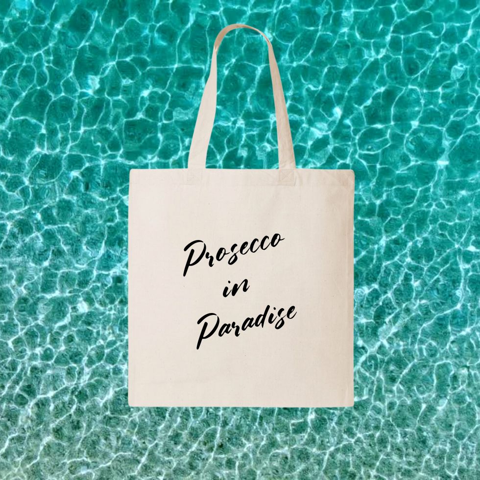 PROSECCO IN PARADISE | CANVAS TOTE