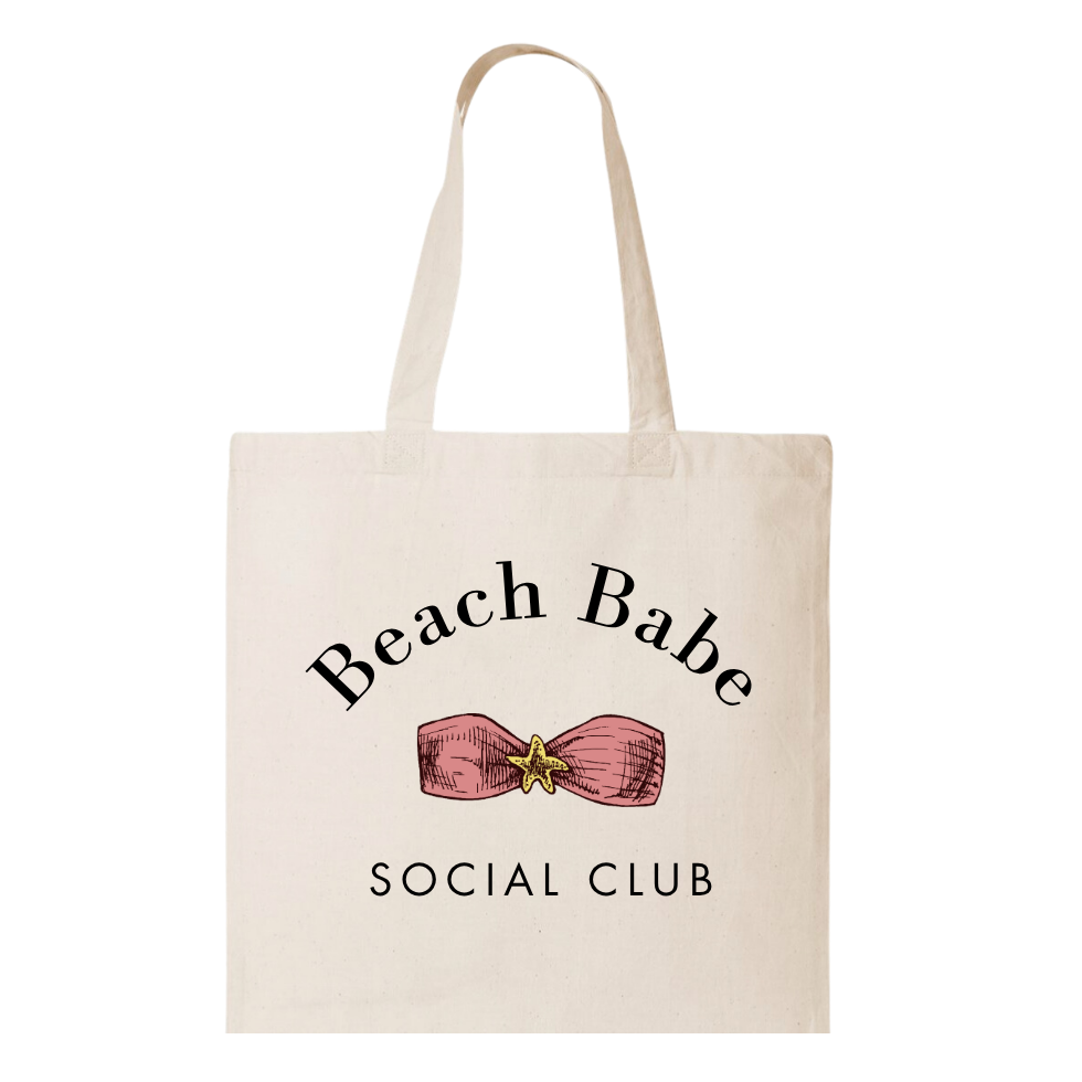 BEACH BABE | CANVAS TOTE