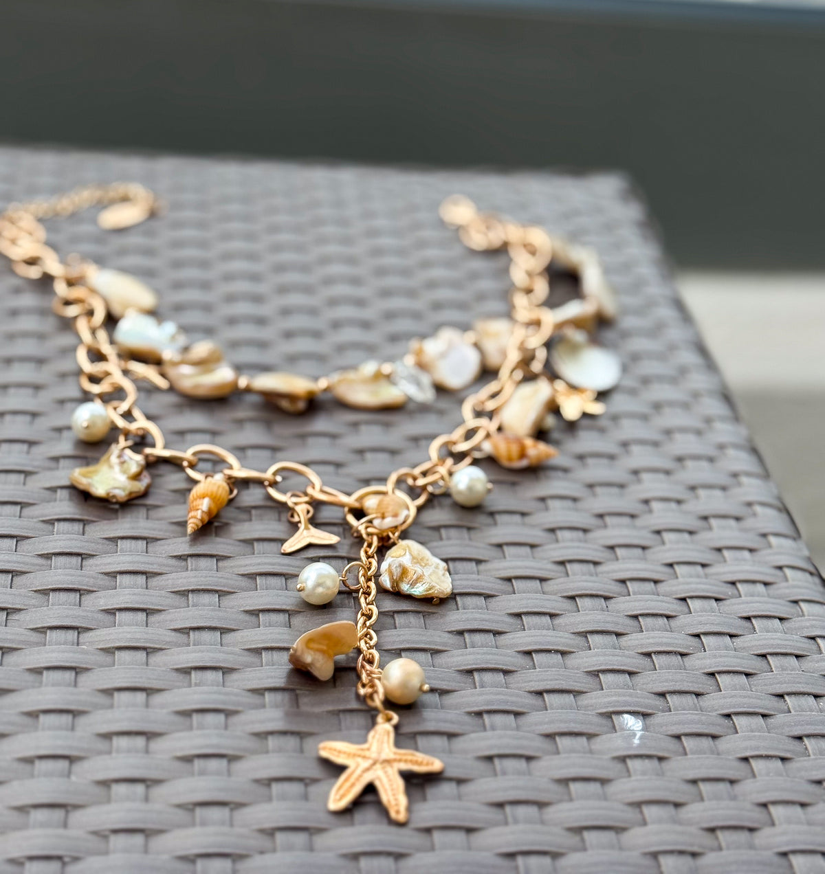 SANDI | DOUBLE CHARM NECKLACE