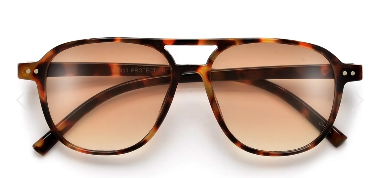 SAHARA | TORTOISE AVIATOR SUNNIES