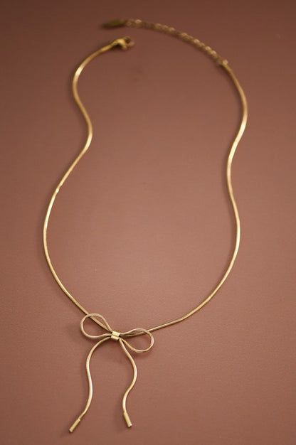 ROBBI | BOW NECKLACE