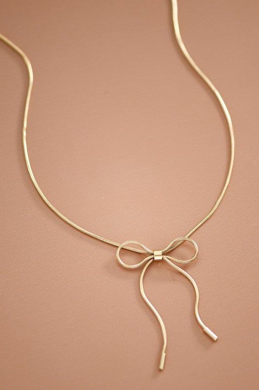 ROBBI | BOW NECKLACE