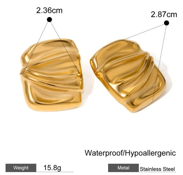 BRAI | TEXTURED STUD EARRINGS