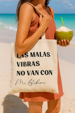 MALAS VIBRAS | CANVAS TOTE