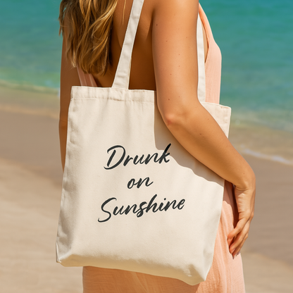 DRUNK ON SUNSHINE | CANVAS TOTE