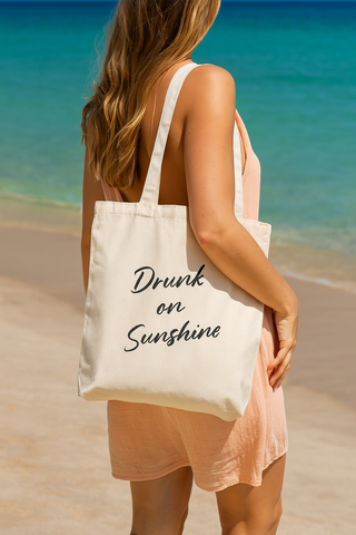 DRUNK ON SUNSHINE | CANVAS TOTE