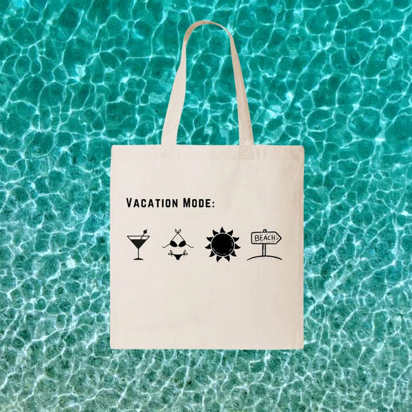 VACATION MODE | CANVAS TOTE