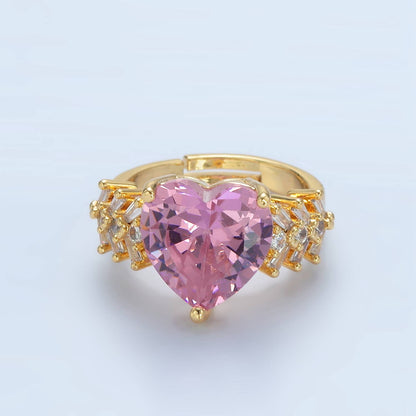 AMÉ | PINK HEART RING