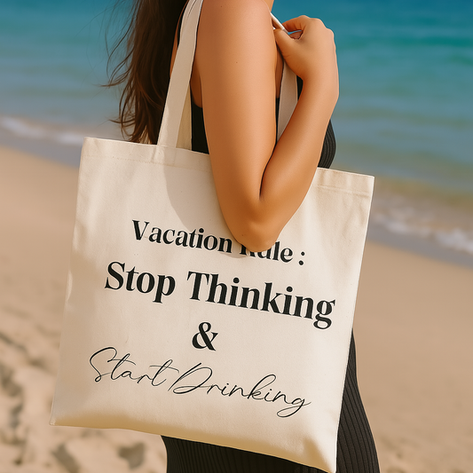 VACATION RULE | CANVAS TOTE