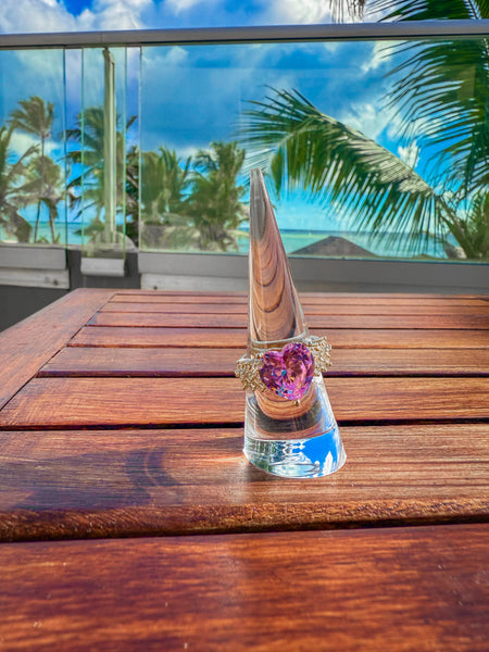 AMÉ | PINK HEART RING