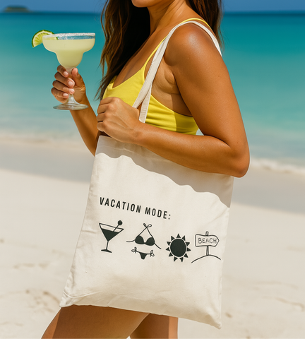 VACATION MODE | CANVAS TOTE