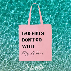 BAD VIBES | CANVAS TOTE