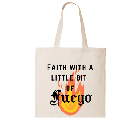 FAITH & FUEGO | TOTE BAG (AURA)