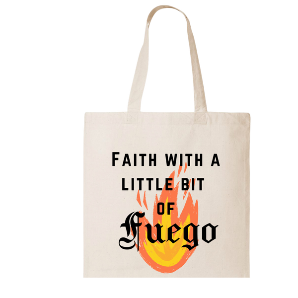 FAITH & FUEGO | TOTE BAG (AURA)