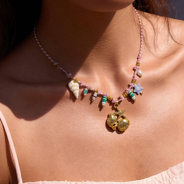 MASSENA| ROPE CHARM NECKLACE