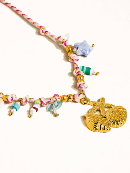 MASSENA| ROPE CHARM NECKLACE