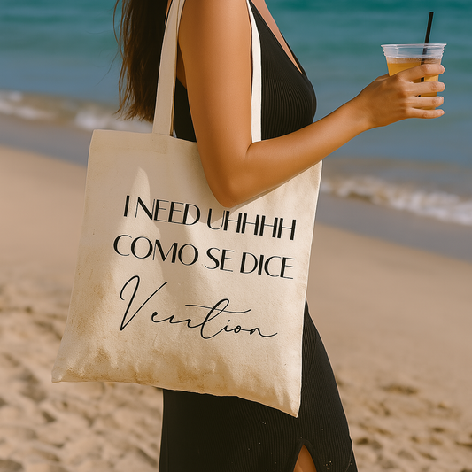 COMO SE DICE | CANVAS TOTE