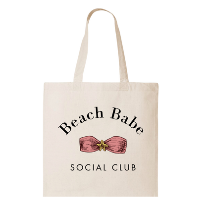 BEACH BABE | CANVAS TOTE
