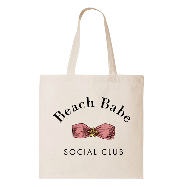 BEACH BABE | CANVAS TOTE