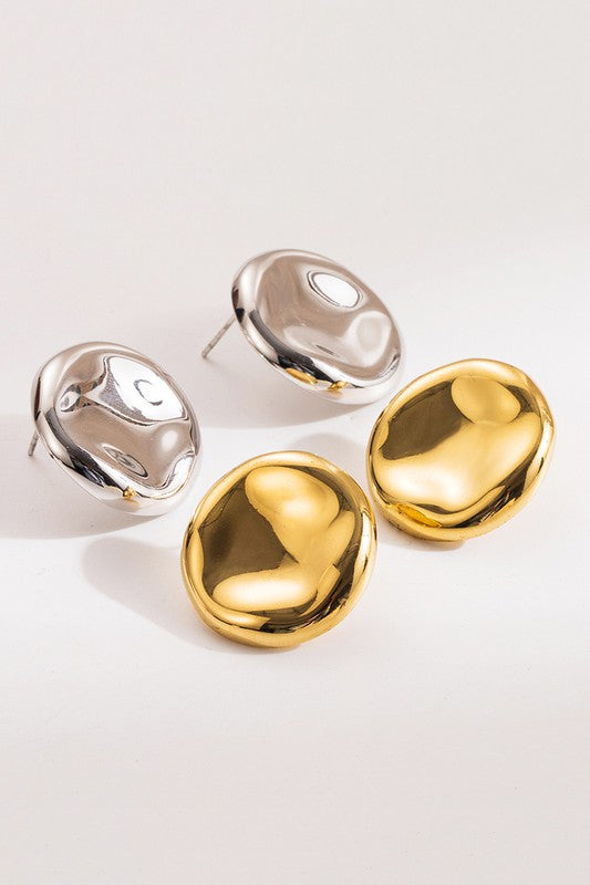 CHAROLETTE | ROUND EARRINGS