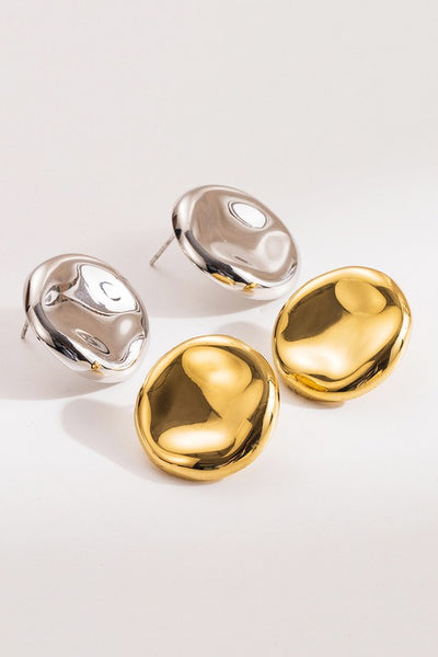 CHAROLETTE | ROUND EARRINGS