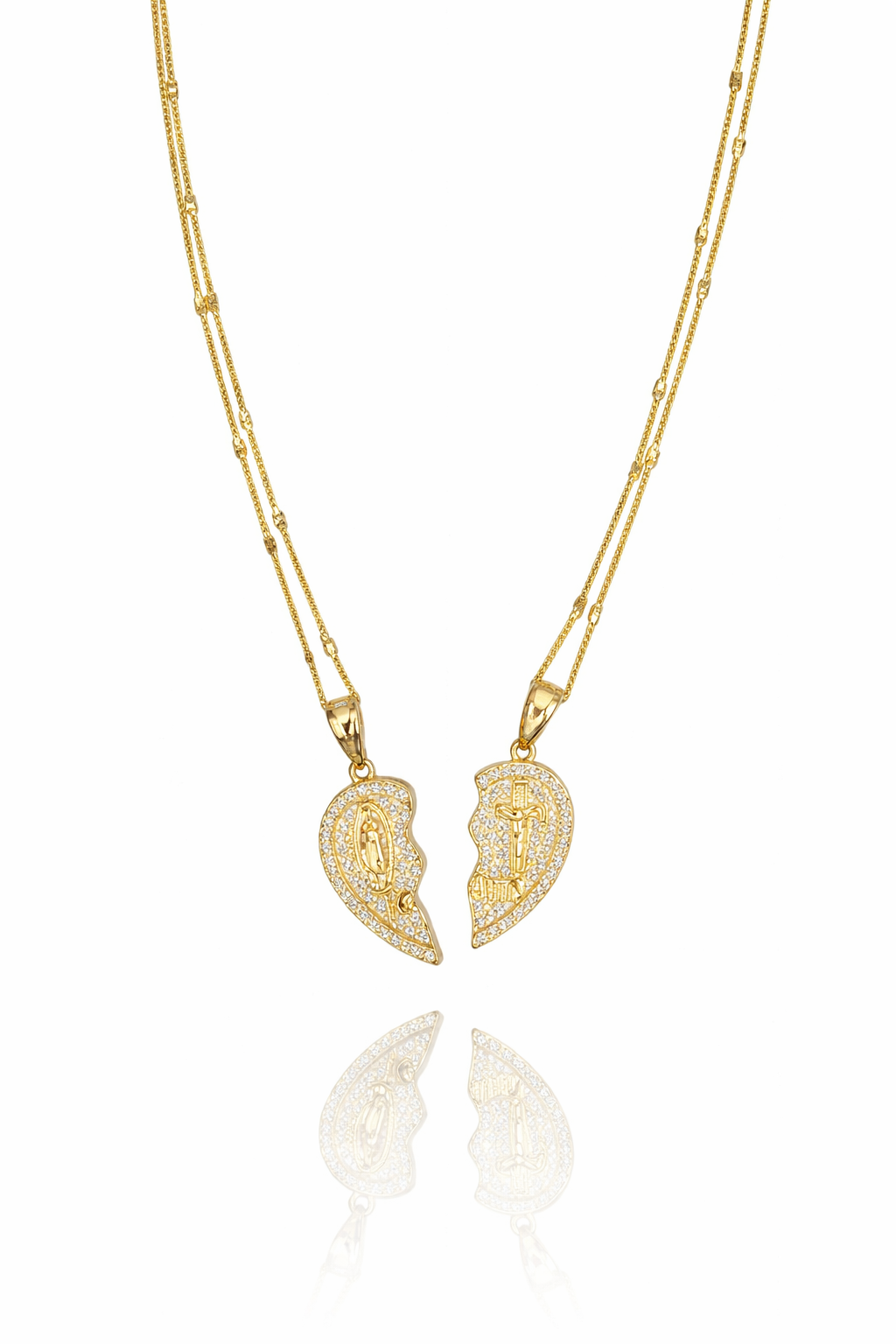 TE AMO | HEART PENDANT NECKLACE