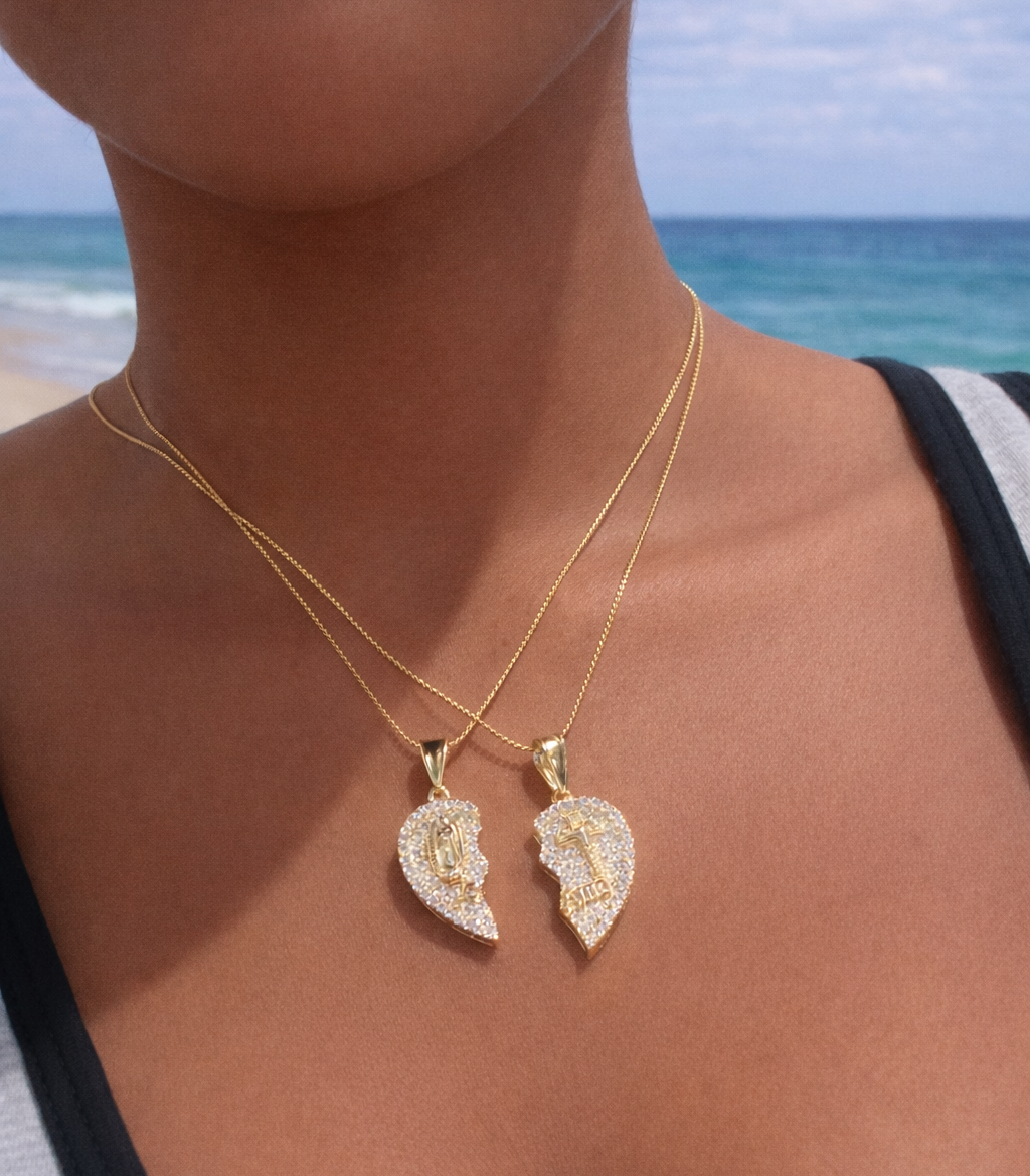 TE AMO | HEART PENDANT NECKLACE
