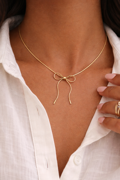 ROBBI | BOW NECKLACE