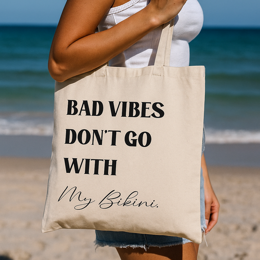 BAD VIBES | CANVAS TOTE