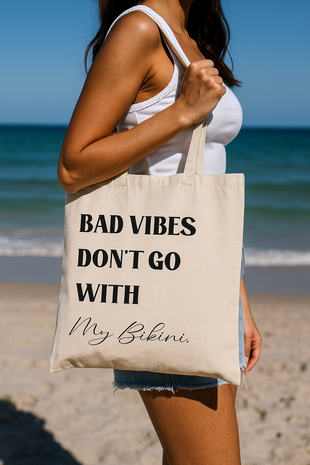 BAD VIBES | CANVAS TOTE