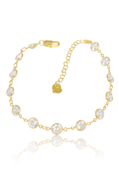 SOL | MINIMALIST ROUN CUBIC ZICRONIA BRACELET