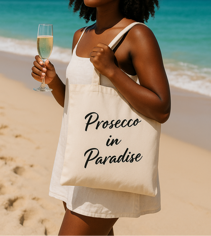 PROSECCO IN PARADISE | CANVAS TOTE