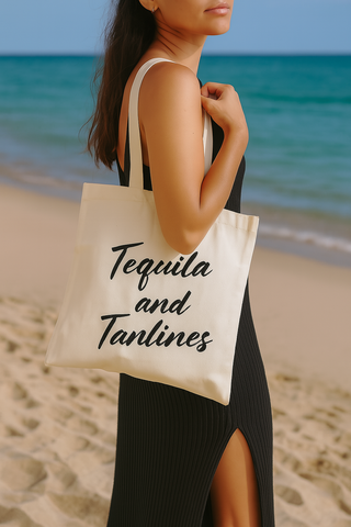 TEQUILA AND TANLINES | CANVAS TOTE