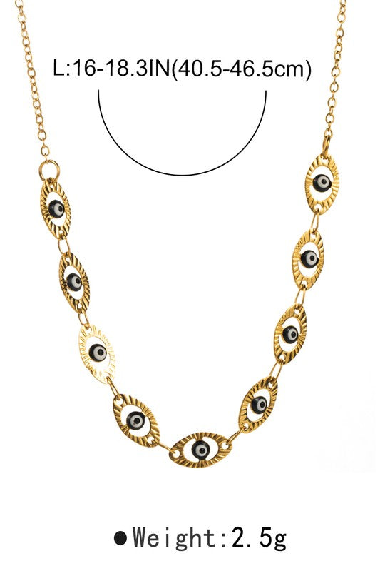 EVIL EYE | STATEMENT NECKLACE