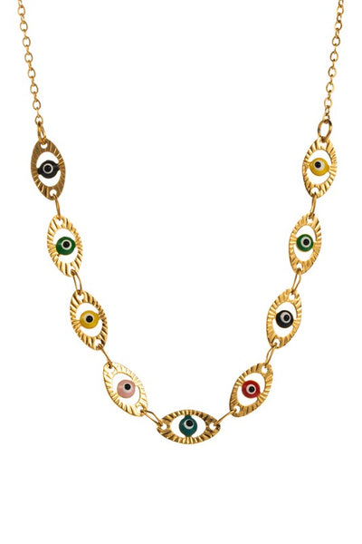 EVIL EYE | STATEMENT NECKLACE