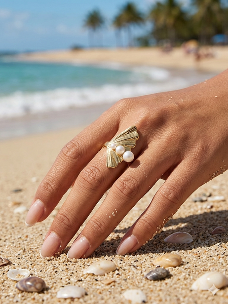 KALA | PEARL STATEMENT RING