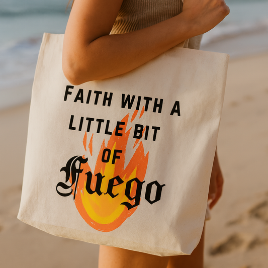 FAITH & FUEGO | TOTE BAG (AURA)