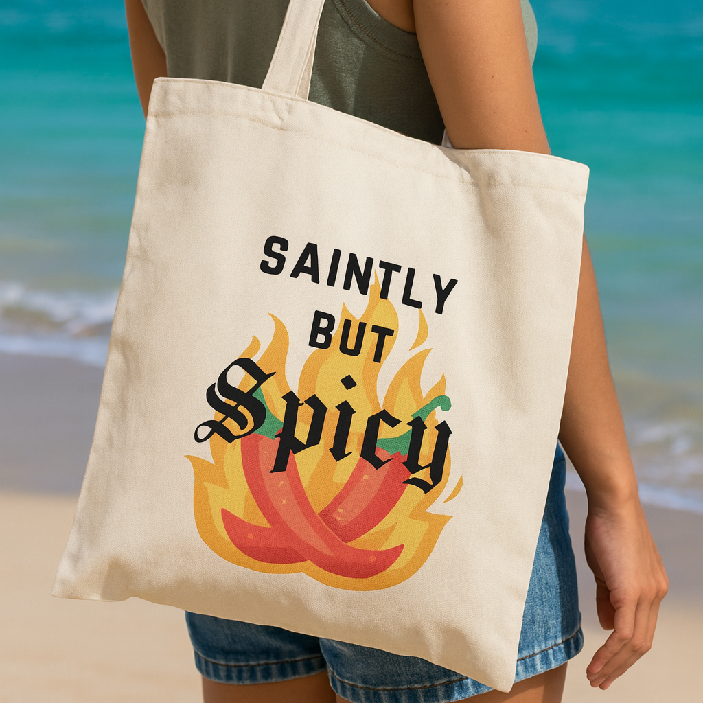SAINTLY & SPICY | TOTE BAG