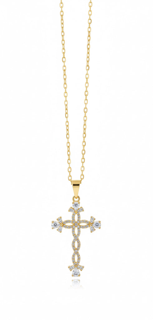 OPALINE | CROSS PENDANT NECKLACE