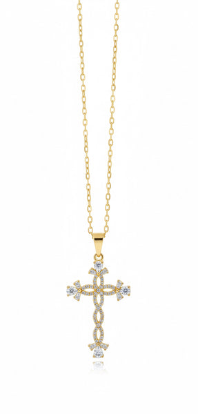 OPALINE | CROSS PENDANT NECKLACE