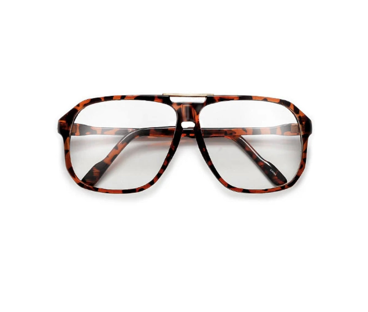VINNIE | RETRO CLEAR AVIATORS
