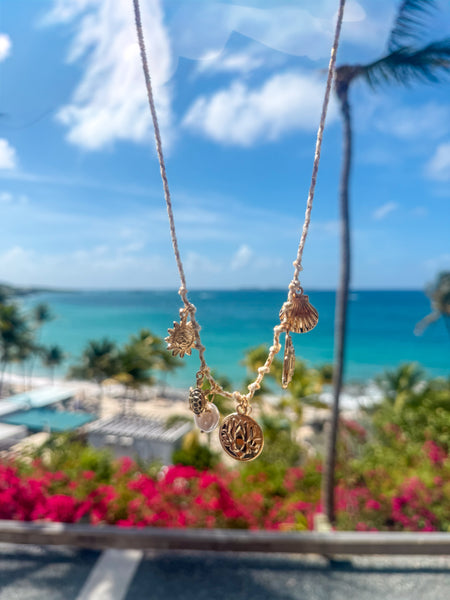 SHELLZ | CORDED CHARM NECKLACE