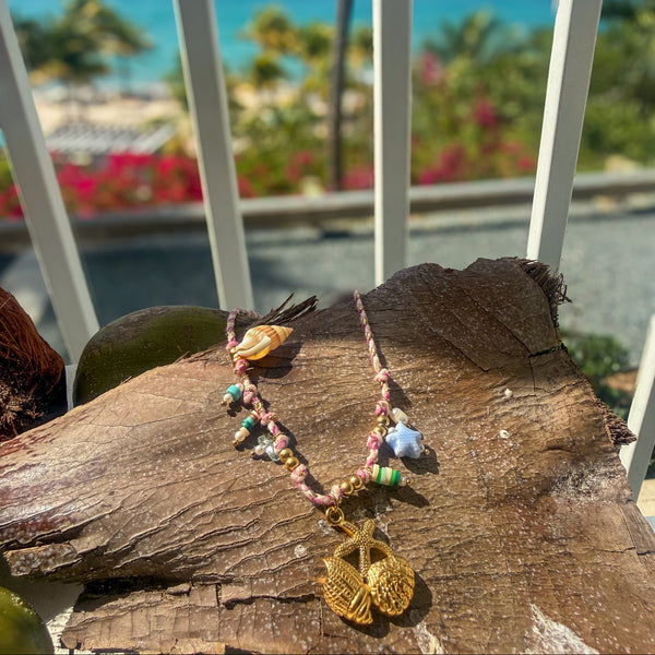 MASSENA| ROPE CHARM NECKLACE