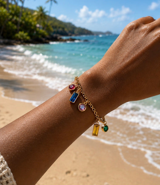SYDNEY | MULTI-COLOR TASSEL BRACELET