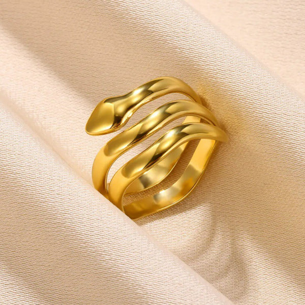 JANE | SNAKE WRAP RING
