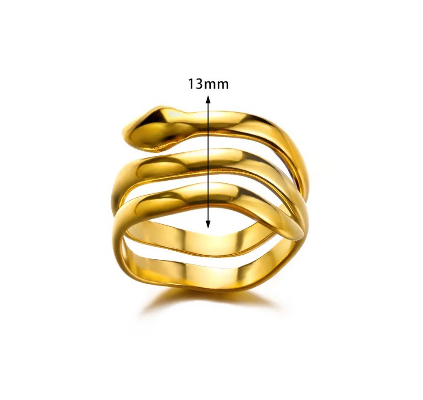 JANE | SNAKE WRAP RING