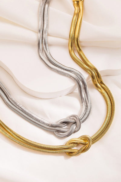 KAT | KNOTTED SNAKE NECKLACE