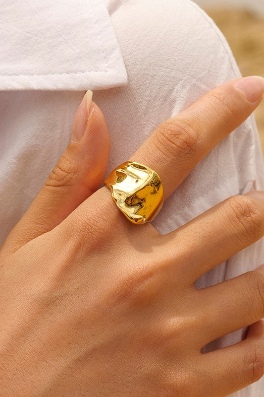 MIRA | TEXTURED OPEN RING