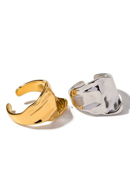 MIRA | TEXTURED OPEN RING